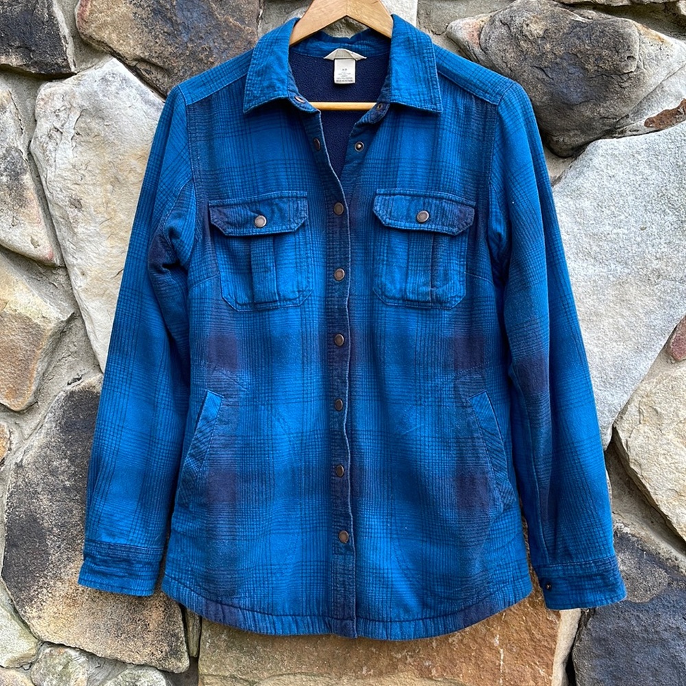 Duluth Trading Fleece-lined Shirt Jacket Women XS